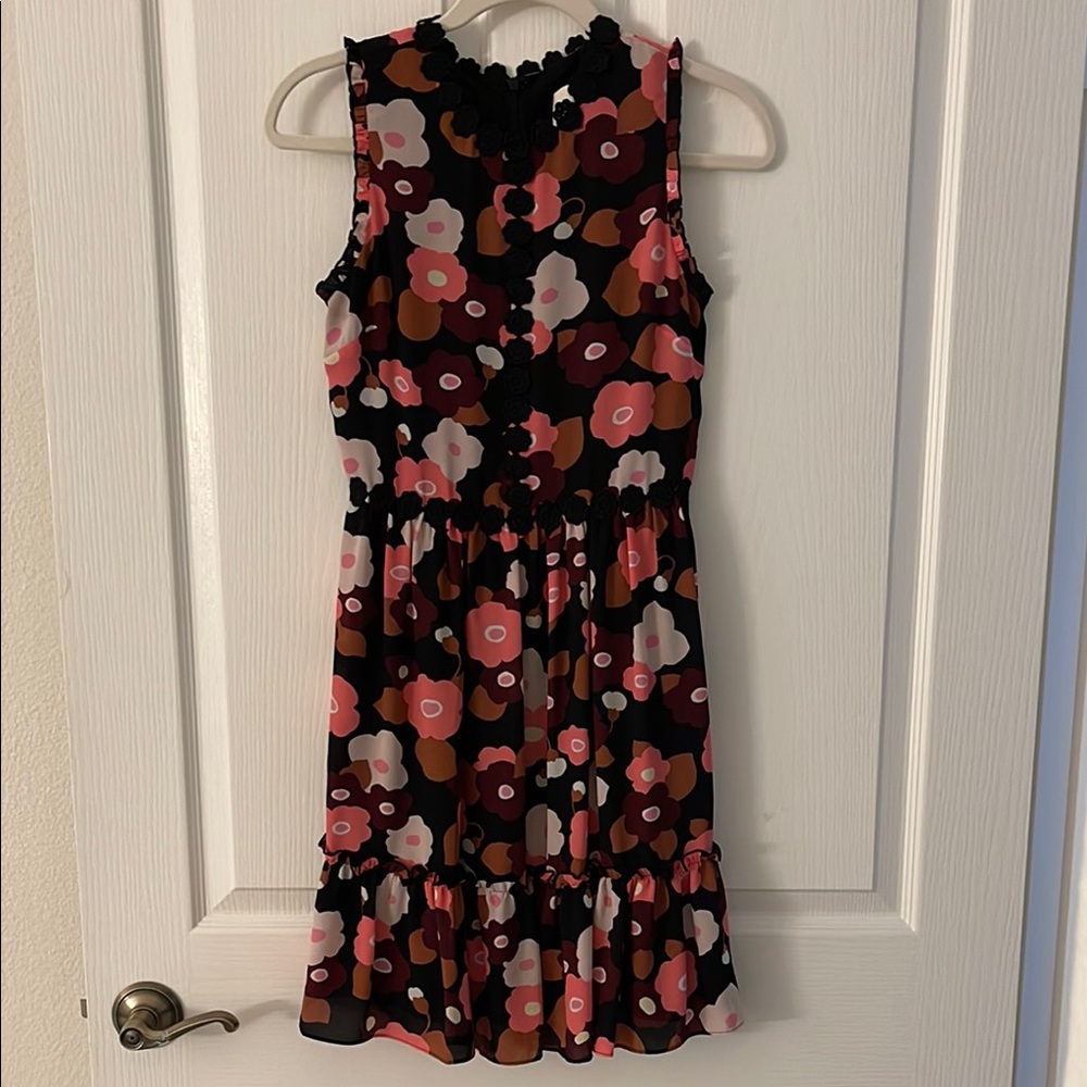 Kate Spade Floral Dress in Pink and Black